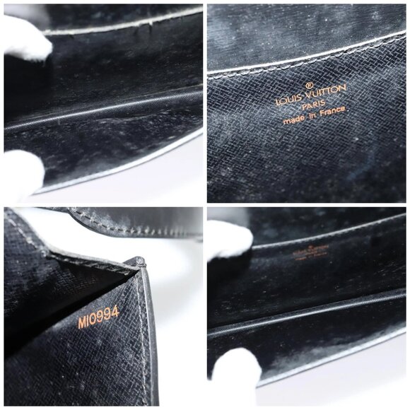 LOUIS VUITTON Epi Grenel Shoulder Bag Black M52362 LV Auth 139883 - Picture 16 of 16
